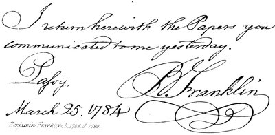 Benjamin Franklin, born 1706, died 1790 by English School