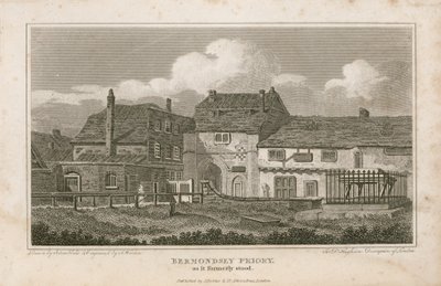 Bermondsey Priory, as it formerly stood by English School