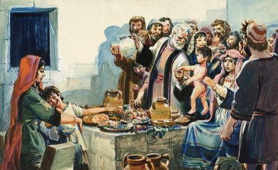 Biblical Scene by English School