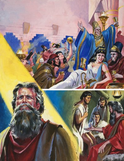 Biblical Scenes by English School