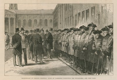 Bicentenary of Chelsea Hospital by English School