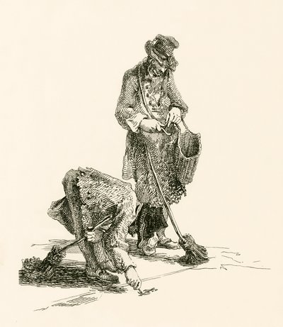 Bill Row and John Taylor, Two Grubbers by English School