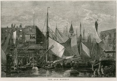 Billingsgate, the Old Market by English School