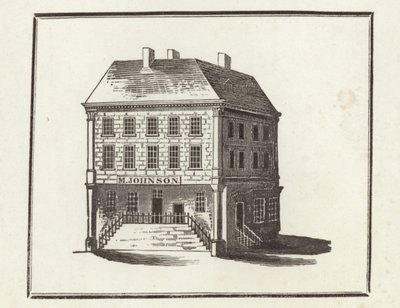 Birthplace of Dr Johnson, Litchfield, Staffordshire by English School