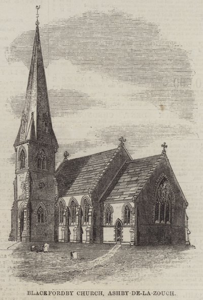 Blackfordby Church, Ashby-de-la-Zouch by English School
