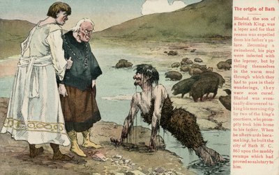 Bladud, a Legendary King of the Britons Who Was Said to Have Founded the City of Bath by English School