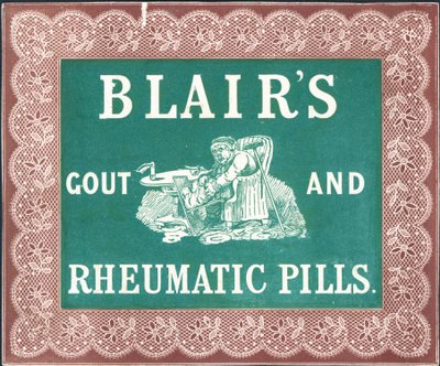 Blairs Gout and Rheumatic Pills by English School