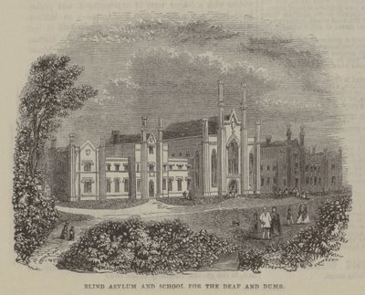 Blind Asylum and School for the Deaf and Dumb by English School