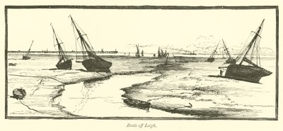 Boats off Leigh by English School