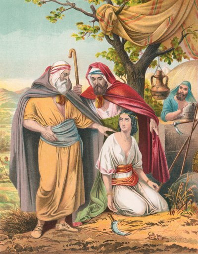 Boaz and Ruth by English School