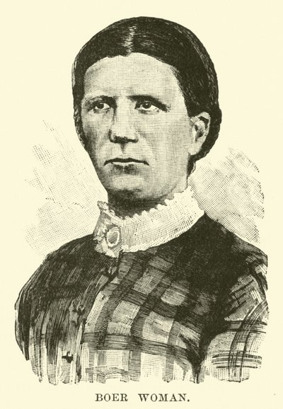 Boer Woman by English School