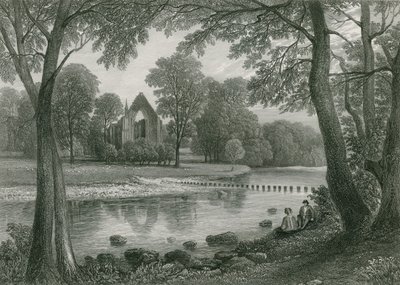 Bolton Abbey by English School
