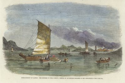 Bombardment of Canton by English School