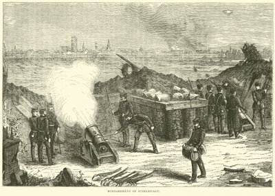 Bombardment of Schelestadt, October 1870 by English School