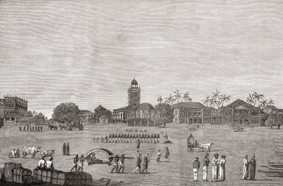 Bombay Green, South Mumbai, India in 1767, from 