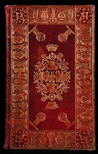 Book Bound by Freemason William Lubbock (red Moroccan leather and gold) by English School