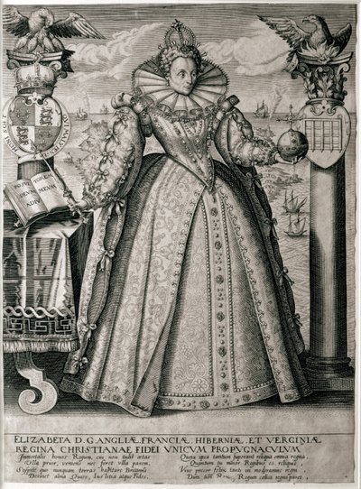 Book Frontispiece Celebrating Queen Elizabeth I