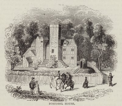 Boscobel House by English School