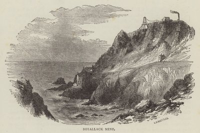 Botallack Mine by English School