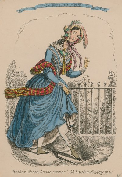 Bother these loose stones! Oh lack-a-daisy me! by English School