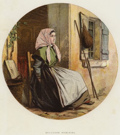 Boulogne Fish-Girl by English School