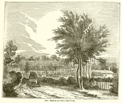 Boulton and Watts Soho Works by English School