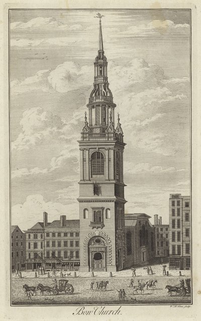 Bow Church, London by English School