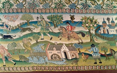 Bradford Table Carpet (detail) by English School