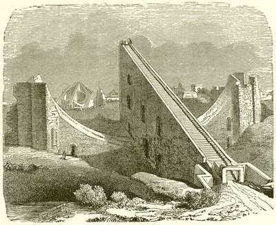 Brahmin Observatory at Benares by English School