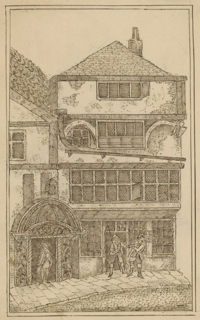 Bricklayers Hall, Leadenhall, now the Jews Synagogue, 1797 by English School