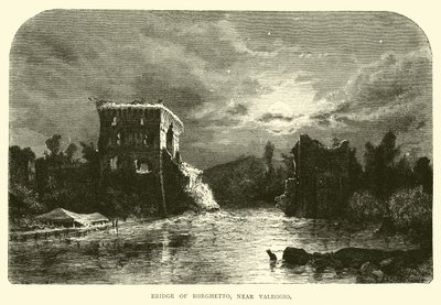 Bridge of Borghetto, near Valeggio by English School