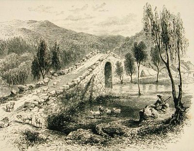 Bridge over Sluggan Water, near Braemar, from 