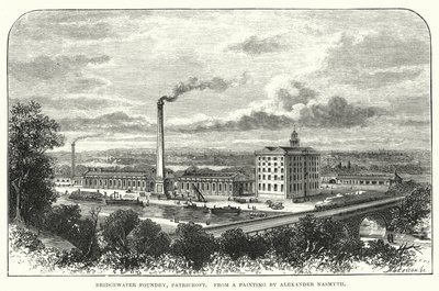 Bridgewater Foundry, Patricroft by English School