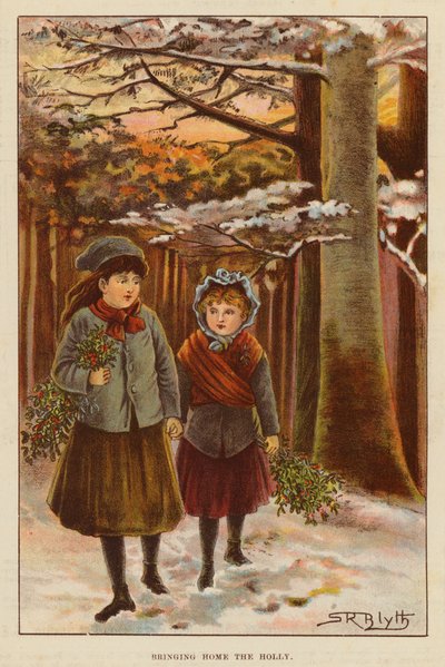 Bringing Home the Holly by English School