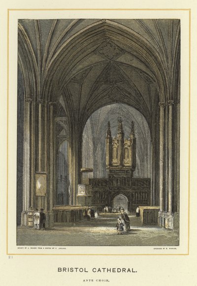 Bristol Cathedral, Ante Choir by English School