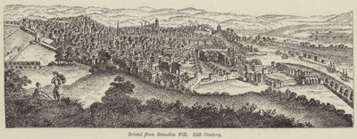 Bristol from Brandon Hill by English School