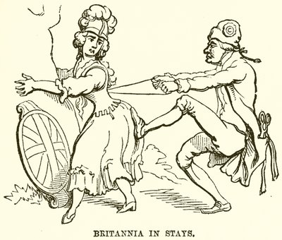 Britannia in Stays by English School