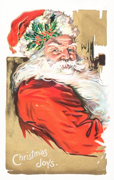 British Christmas Card by English School
