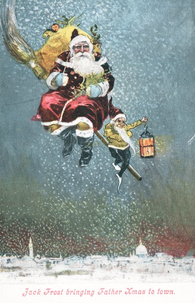 British Christmas cards by English School