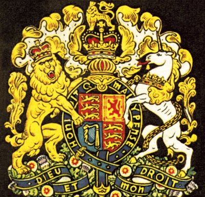 British Coat of Arms by English School