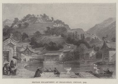 British Encampment at Irgao-Shan, Chusan by English School