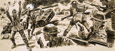 British Troops Attack the Position Held by Rommel