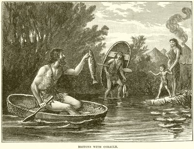 Britons with Coracle by English School