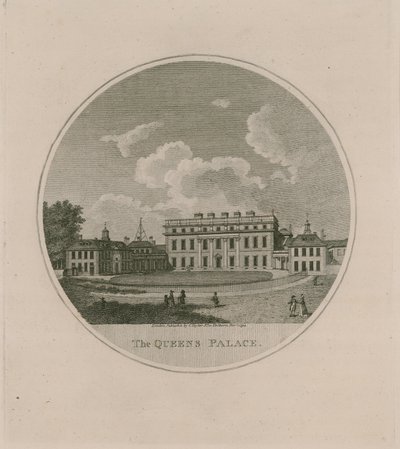 Buckingham House, The Queens Palace by English School