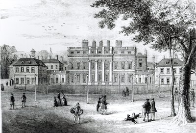 Buckingham House in 1775, from 