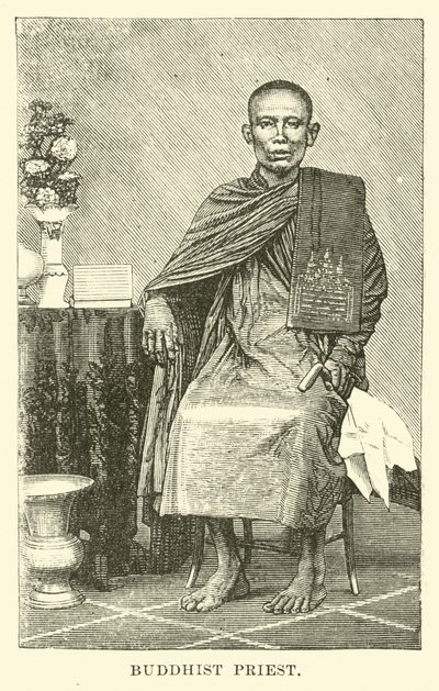 Buddhist Priest by English School