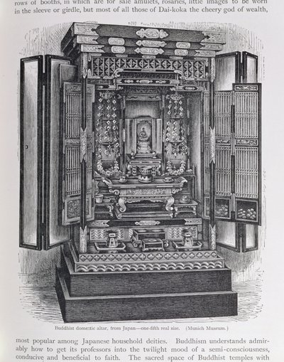 Buddhist domestic altar, from 