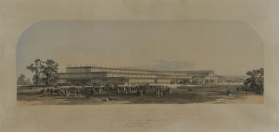 Building for the Great Exhibition in London by English School