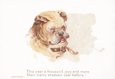 Bulldog and Shadow by English School
