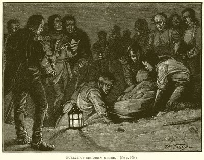 Burial of Sir John Moore by English School